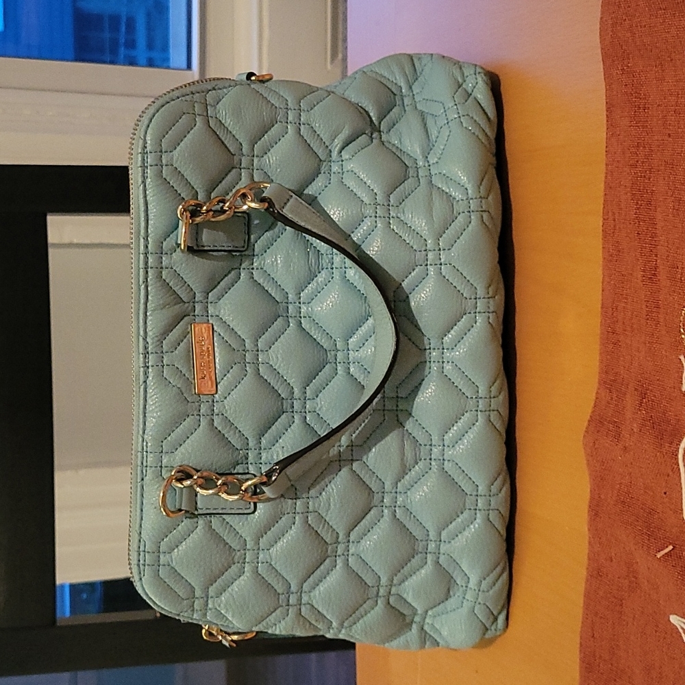 Tiffany blue Kate Spade handbag
